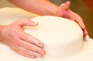 Konditori Valhall - Dagliga arbetet - Bildtårta